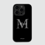 Black Initials Case