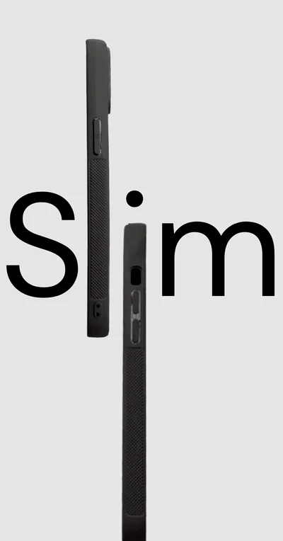 Slim case design